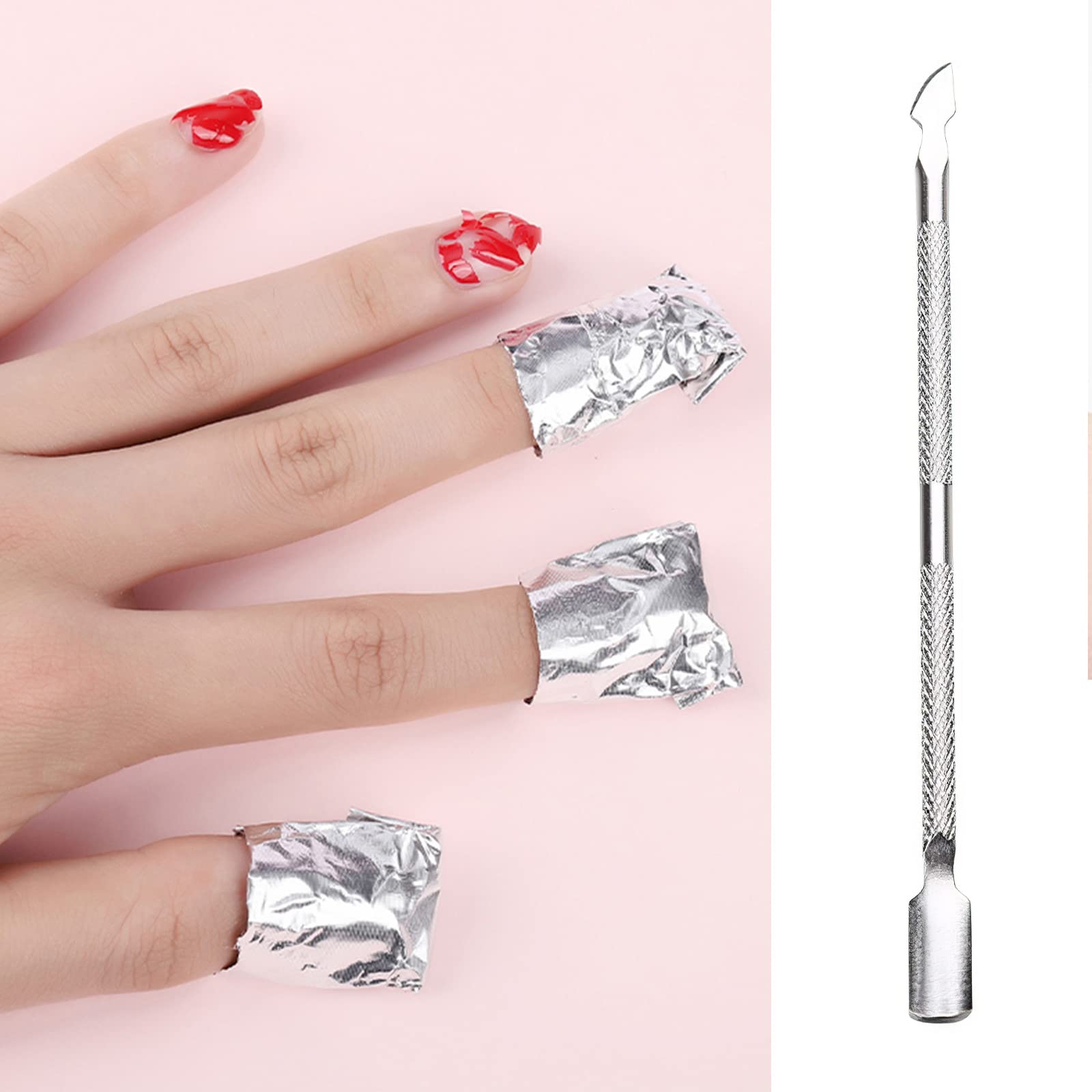 Amazon.co.jp: ZHEJIA 【100枚 コットン付き アルミホイル 1本